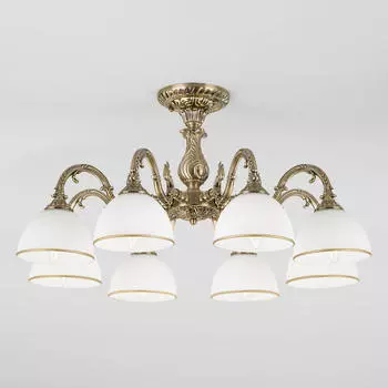 Потолочная люстра Eurosvet Caldera 60106/8 античная бронза