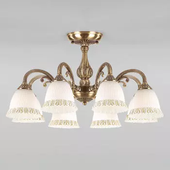 Потолочная люстра Eurosvet Campina 60107/8 античная бронза