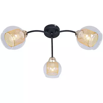 Потолочная люстра Illumico IL7163-3CIN-79 BK GD