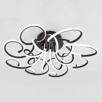 Потолочный светильник Eurosvet 90136/8 чёрный кофе