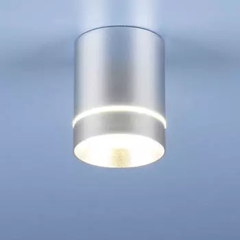 Потолочный светодиодный светильник Elektrostandard DLR021 9W 4200K хром матовый a037519