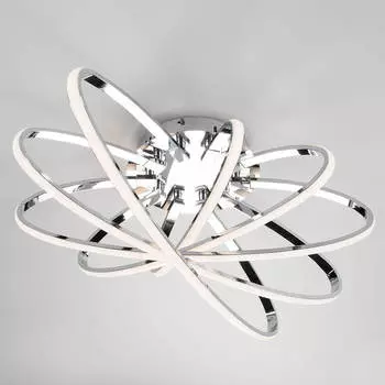 Потолочный светодиодный светильник Eurosvet Evia 90100/5 хром