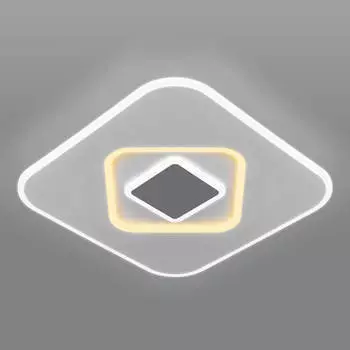 Потолочный светодиодный светильник Eurosvet Just 90218/1 белый/ серый