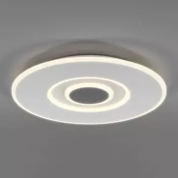 Потолочный светодиодный светильник Eurosvet Just 90219/1 белый/ серый