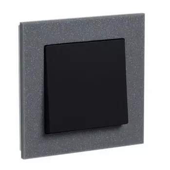 Рамка 1-постовая Schneider Electric AtlasDesign Nature айс грей ATN343201