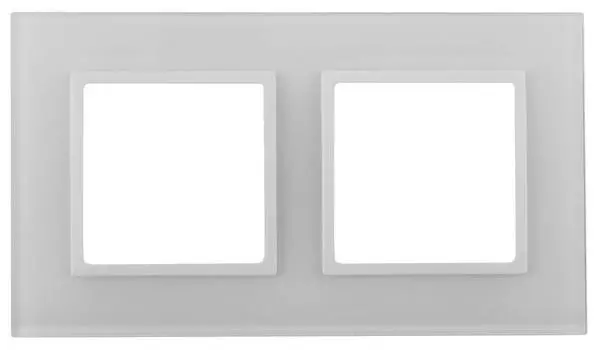 Рамка 2-постовая ЭРА Elegance 14-5102-01 Б0034488