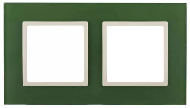 Рамка 2-постовая ЭРА Elegance 14-5102-27 Б0034499