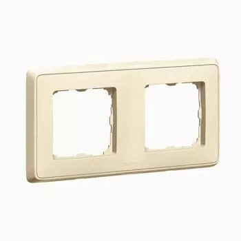 Рамка 2-постовая Legrand Cariva слоновая кость 773752