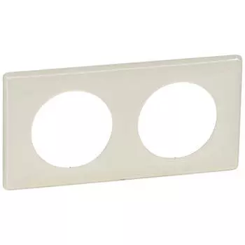 Рамка 2-постовая Legrand Celiane слоновая кость 066622