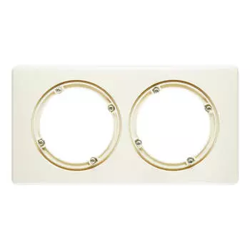 Рамка 2-постовая Legrand Celiane слоновая кость 069082