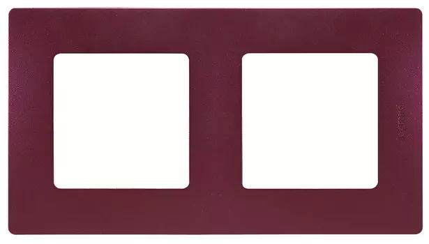 Рамка 2-постовая Legrand Etika сливовая 672562