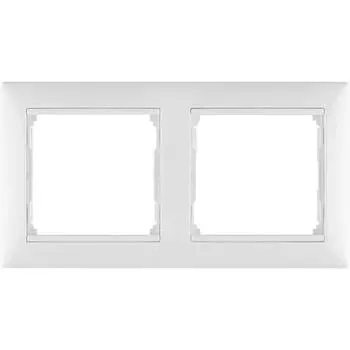 Рамка 2-постовая Legrand Valena белая 774452