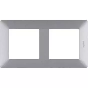 Рамка 2-постовая Legrand Valena Life Алюминий 754132