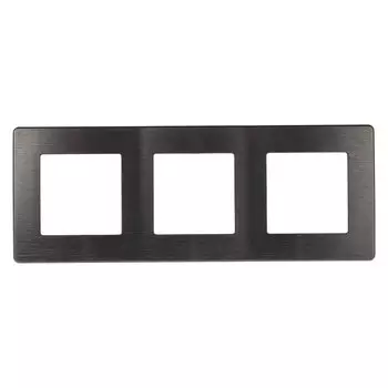 Рамка 3-постовая ЭРА 12 сатин графит 12-5103-12 Б0052525
