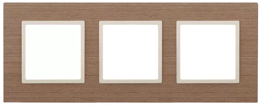 Рамка 3-постовая ЭРА Elegance 14-5303-07 Б0034578