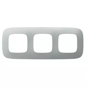 Рамка 3-постовая Legrand Valena Allure Алюминий 754393