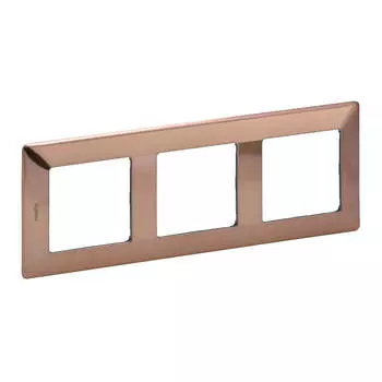 Рамка 3-постовая Legrand Valena Life Медь 754163