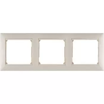 Рамка 3-постовая Legrand Valena слоновая кость 774353