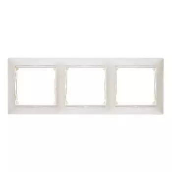 Рамка 3-постовая Legrand Valena жемчужная 770473