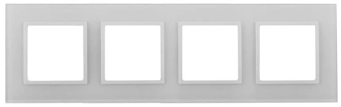 Рамка 4-постовая ЭРА Elegance 14-5104-01 Б0034524