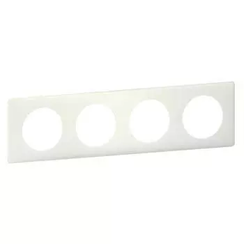 Рамка 4-постовая Legrand Celiane белая перкаль 066704