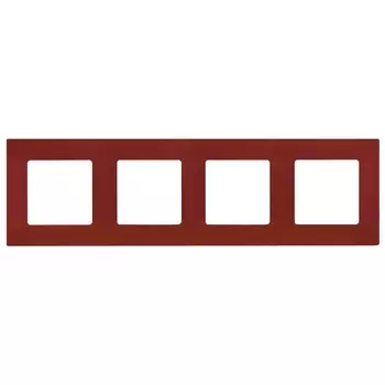 Рамка 4-постовая Legrand Etika какао 672574