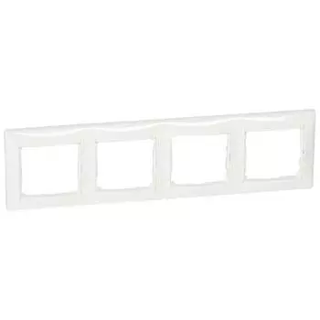 Рамка 4-постовая Legrand Valena белая 694255
