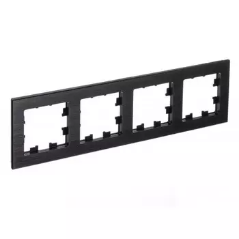 Рамка 4-постовая Schneider Electric AtlasDesign Nature оникс ATN312304