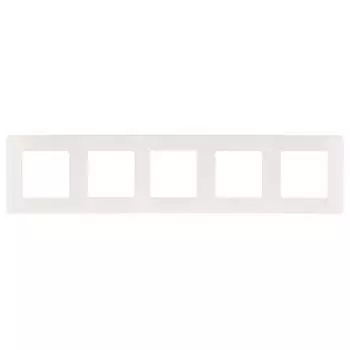 Рамка 5-постовая ЭРА 12 сатин белый 12-5105-01 Б0052539