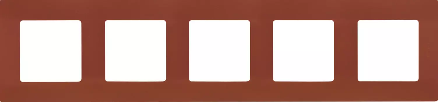 Рамка 5-постовая Legrand Etika какао 672575