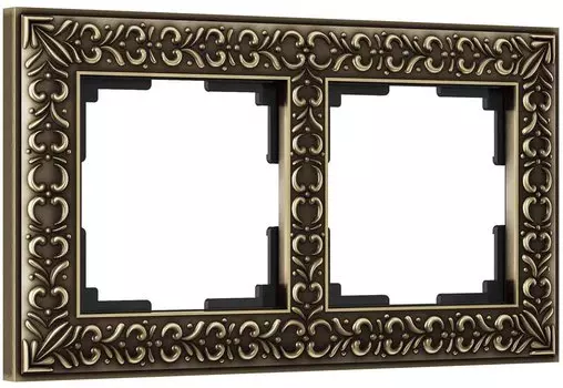 Рамка на 2 поста бронза Werkel W0021512 4690389158407
