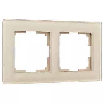 Рамка на 2 поста Werkel Favorit шампань W0021111 4690389159596