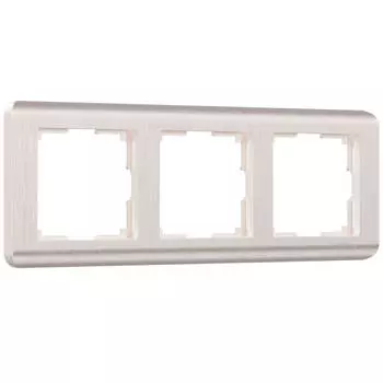 Рамка на 3 поста Werkel Stream перламутровый W0032113 4690389162312