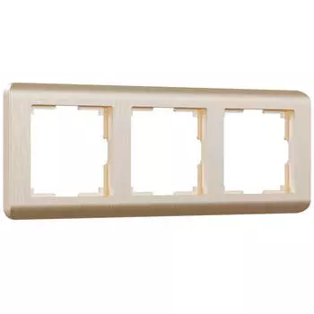 Рамка на 3 поста Werkel Stream шампань W0032111 4690389162305