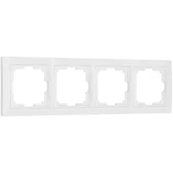 Рамка на 4 поста Werkel Snabb basic белый W0042001 4690389161414