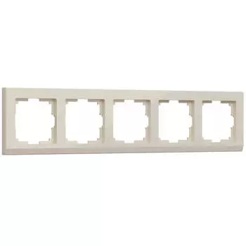 Рамка на 5 постов Werkel Stark слоновая кость W0051803 4690389161933
