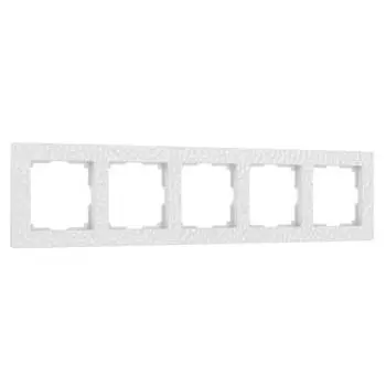 Рамка Werkel Hammer на 5 постов белый W0052401 4690389163531