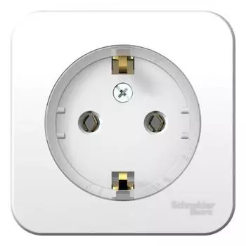 Розетка 2К+З Schneider Electric Blanca 16A 250V белая BLNRA110111