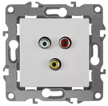 Розетка RCA ЭРА 12 12-3113-01 Б0027471