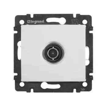 Розетка TV Звезда Legrand Valena белая 774429