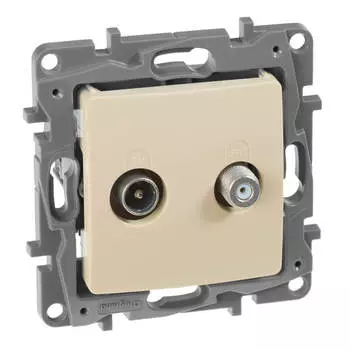Розетка TV-SAT Legrand Etika слоновая кость 672357