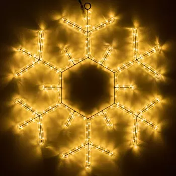 Светодиодная фигура Ardecoled Снежинка ARD-Snowflake-M5-600x600-360Led Warm 034253