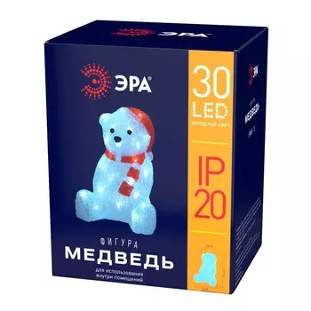 Светодиодная фигура ЭРА медведь ENIOF - 13 Б0047975
