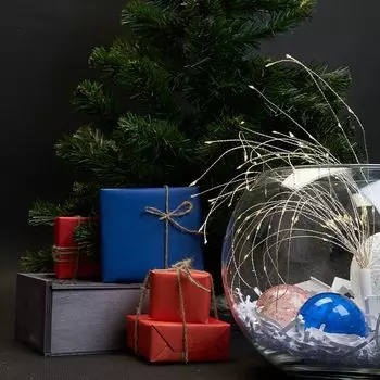 Светодиодная гирлянда Feron Фейерверк 230V мультиколор 8 режимов CL595 41656