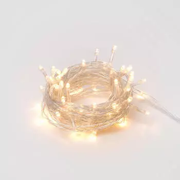 Светодиодная гирлянда Uniel 220V теплый белый ULD-S0700-060/DTA Warm White IP20 UL-00005257