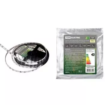 Светодиодная влагозащищенная лента TDM Electric 14,4W/m 60LED/m 5050SMD теплый белый 5M SQ0331-0321