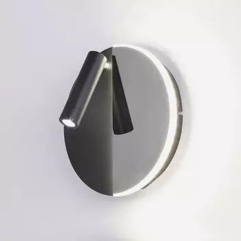 Светодиодный спот Elektrostandard Drom LED 40105/LED чёрный/чёрный жемчуг a055362