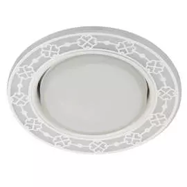 Точечный светильник ЭРА с подсветкой DK LD28 WH/WH Б0037391