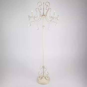 Торшер Eurosvet 12205/3F белый Strotskis