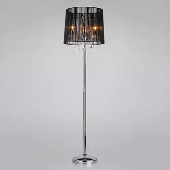 Торшер Eurosvet 2045/3F хром/черный